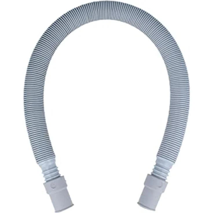 tecuro Ablaufschlauch Ø 25/28 mm, ausziehbar 70-200 cm, knickfest, hochflexibel - 56608, grau – Bild 1