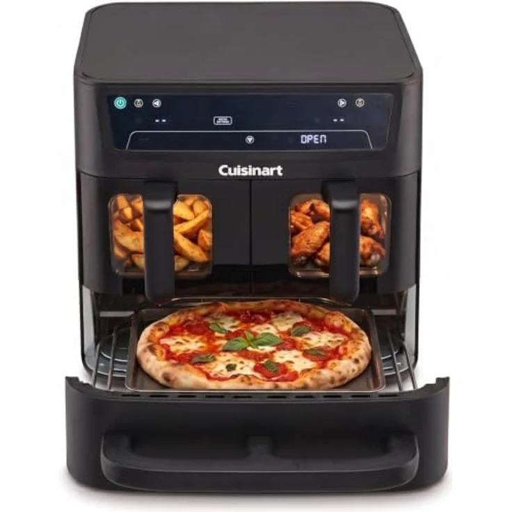 Cuisinart Tri Zone 13,6L Heißluftfritteuse & Ofen, PFAS-frei, schwarze Ausführung, XXXL-Kapazität – Bild 1