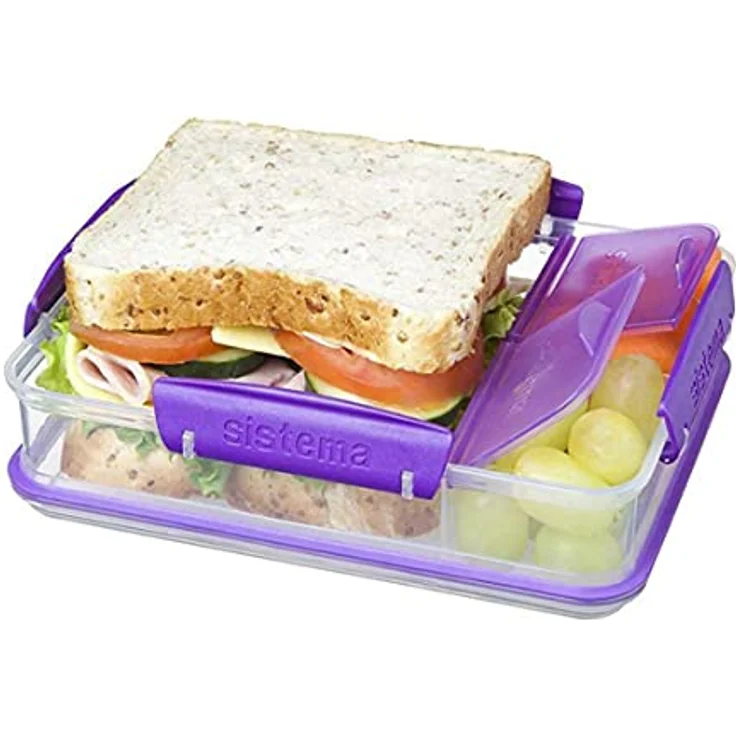 SISTEMA SISTEMA Lunchbox Snack Attack Duo to go 975 ml 19,7x15,8x6cm farbig sortiert – Bild 5