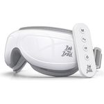 BOB AND BRAD EyeOasis 2 Plus Augenmassagegerät mit Wärme, Kompression und Musik, elektrische Massagebrille in elegantem Design, schwarz