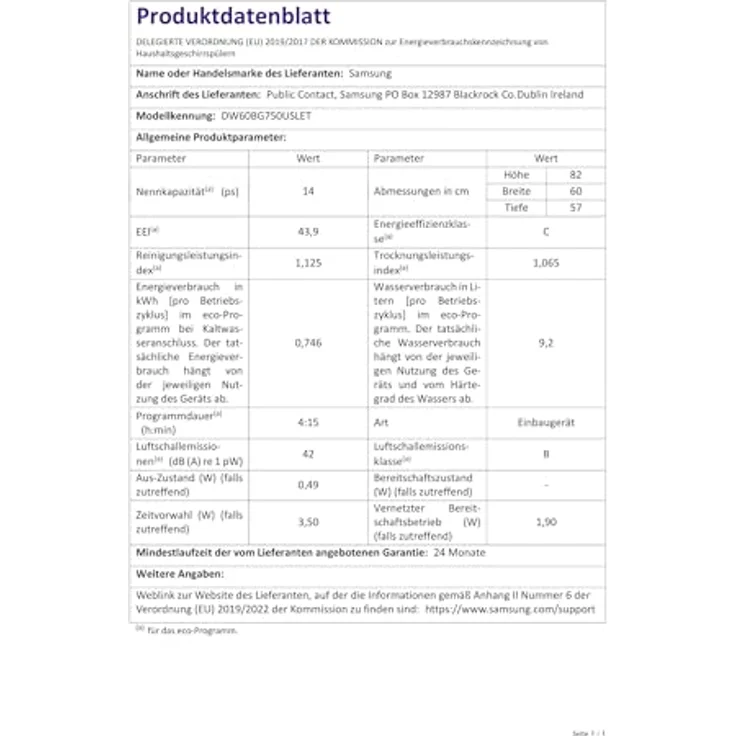 Samsung DW7700B, Unterbau Geschirrspüler mit WaterJet Clean™, 60cm Silber – Bild 10