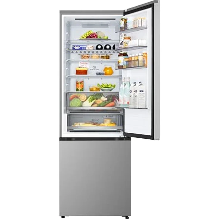 LG GBBW322CPY, Freistehende Kühl-Gefrierkombination mit 465 l Volumen und Energieeffizienzklasse C, Silber – Bild 3