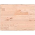 vidaXL Schneidebrett, Schneidebretter mit 4 abgerundeten Ecken, Multifunktional Holzbrett Küchenbrett, Frühstücksbrett Servierbrett, 40x30x4cm Massivholz Buche