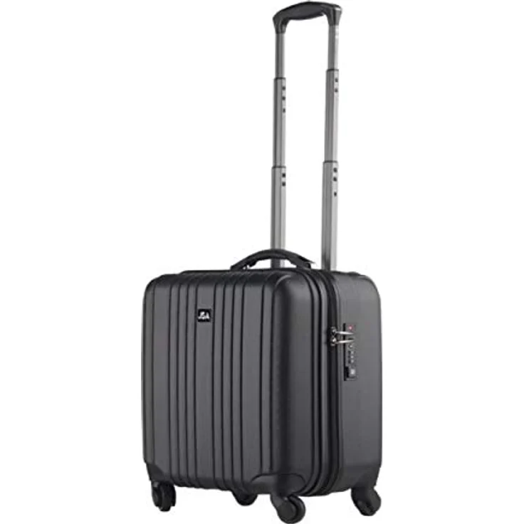 Lightpak 949763 - Trolley-Koffer ABS 4 Räder 2 en 1, schwarz – Bild 1