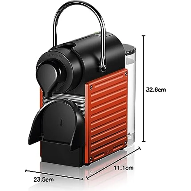Krups XN3045 Nespresso Pixie Kaffeekapselmaschine (1260 Watt, Wassertankkapazität: 0,7l, Pumpendruck: 19 Bar) rot – Bild 14