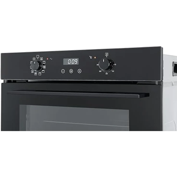 Respekta AB701-19, Einbaubackofen autark mit 10 Beheizungsarten, 73 Liter Volumen, LED Timer, Touch Control, versenkbare Knebel, A+, in Schwarz – Bild 2