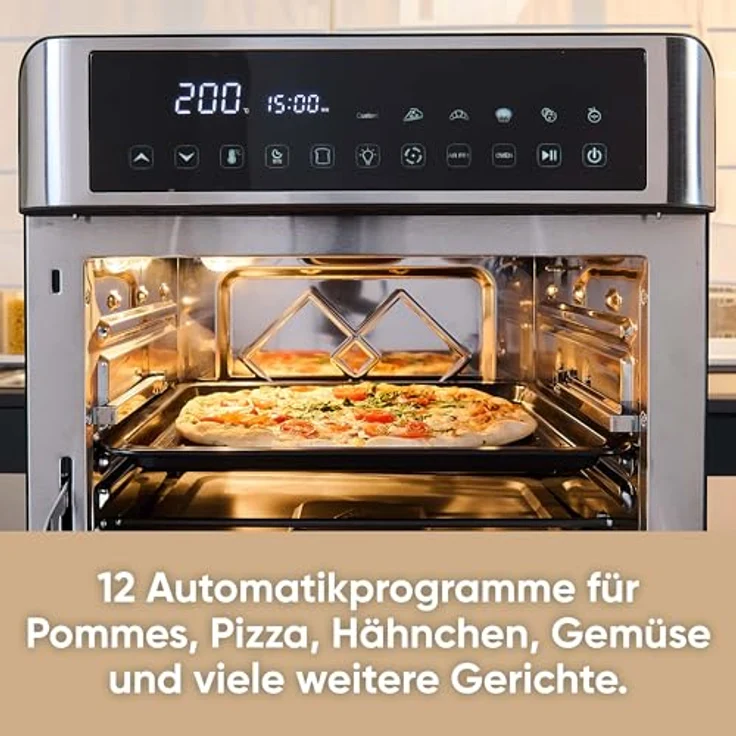 Severin Minibackofen TO 2077, Toastofen mit Garraumbeleuchtung und kompakter Bauweise – Bild 3