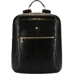 Jekyll & Hide Montana Business-Rucksack, Leder 39 cm mit Laptopfach, schwarz