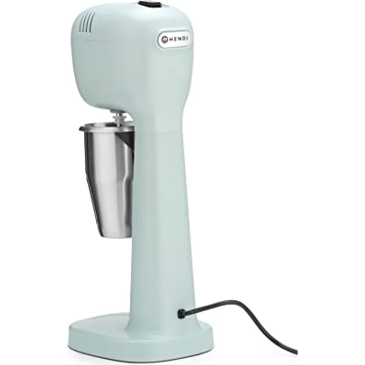 HENDI Milkshake Mixer Design by Bronwasser, BPA-frei, 230V/400W, blau, Edelstahl-Rührbecher 0,5L, zwei Drehzahlen – Bild 4