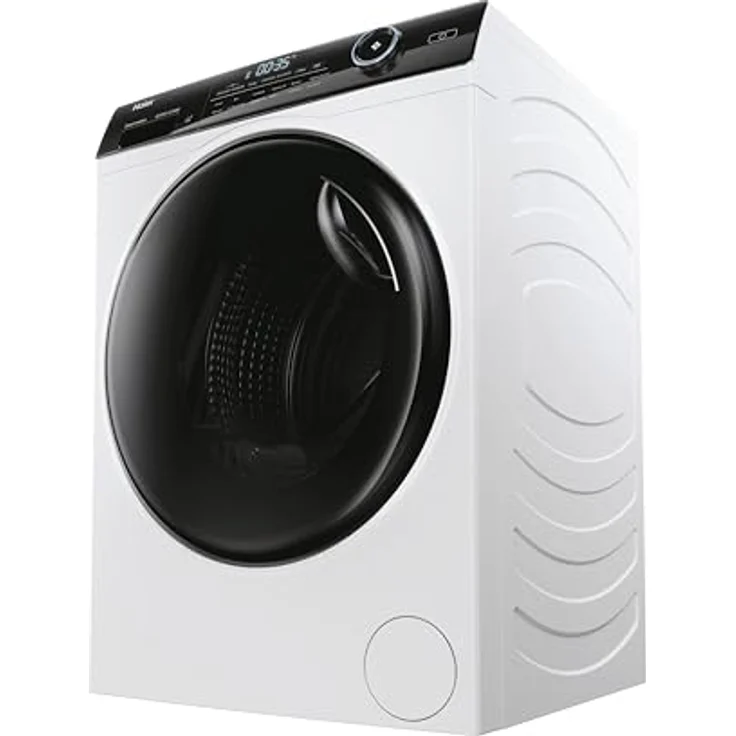 Haier I-PRO SERIE 5 HW80-B14959YEU1 Frontlader Waschmaschine 8kg, 20% effizienter als Klasse A, Leiser Direct Motion Motor, Smart Home: Wi-Fi & hOn App, Refresh-Dampfprogramm, Vollwasserschutz – Bild 2