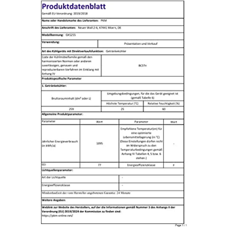 PKM GKS255 Getränkekühlschrank, freistehend, weiß, NoFrost, Breite 55 cm, Klimaklasse F – Bild 9