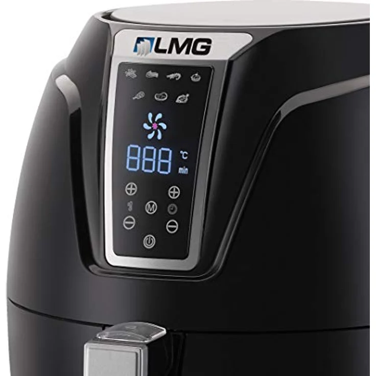 LMG Germany Heißluftfritteuse GLA610, 1400 W, 3,2 L, Touchdisplay, 7 Programme, leise, A+, spülmaschinenfest, bis 200 °C – Bild 6