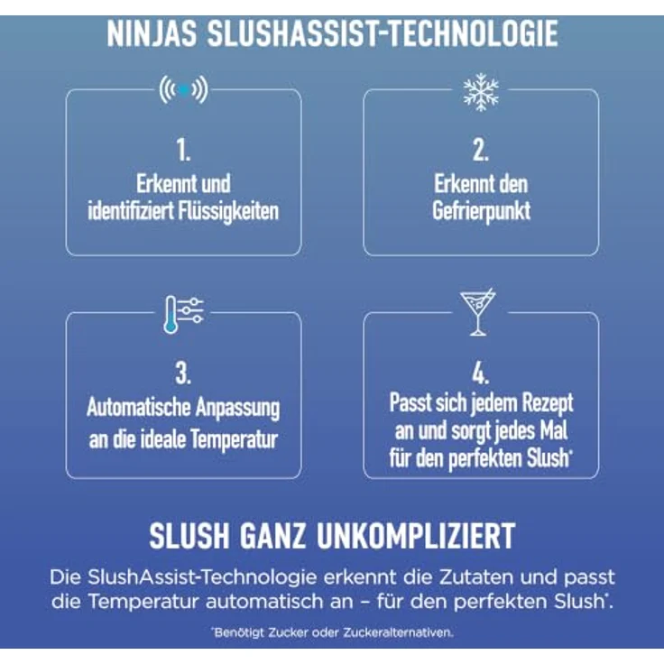 Ninja SLUSHi Twist Slush-Eismaschine für gefrorene Getränke – Blau | FS701EUBL | von SharkNinja – Bild 12