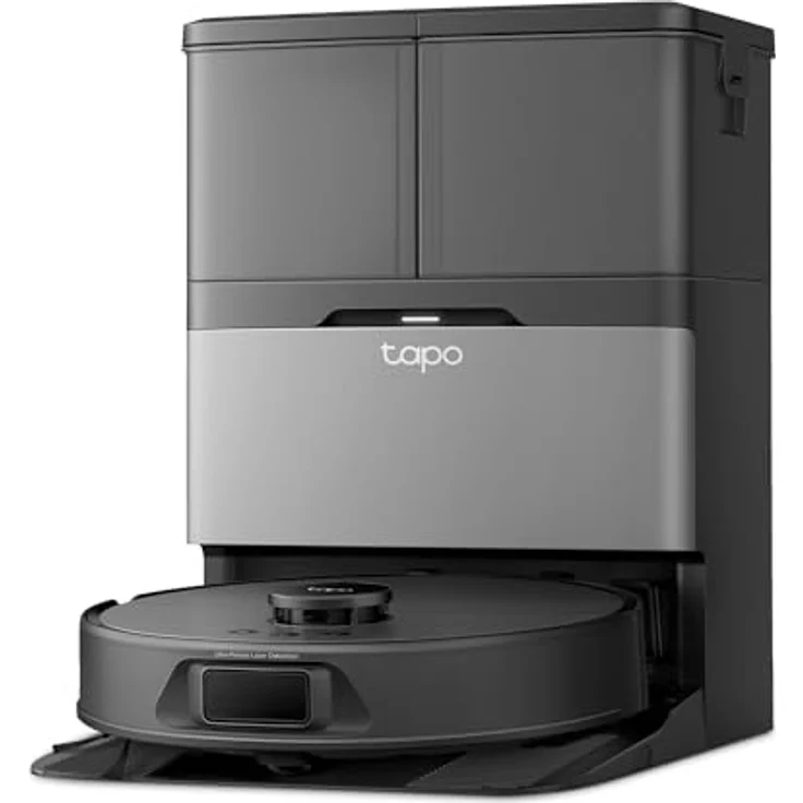Tapo RV50 Pro Omni Saugroboter mit Wischfunktion, 15.000 Pa, selbstreinigende All-in-One-Dockingstation, Anti-Tangle-System, Smart-Home-kompatibel, Matter – Bild 1