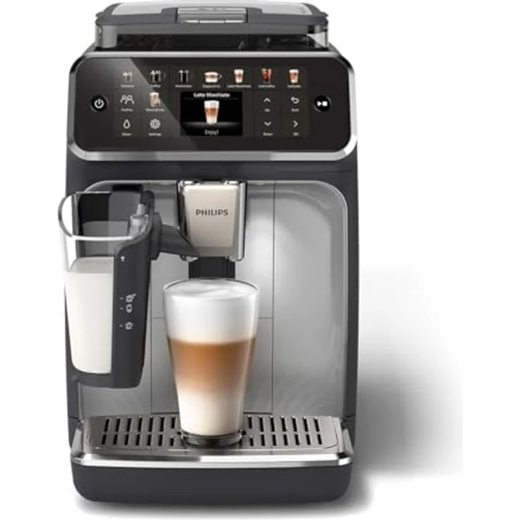 Philips Serie 5500 Kaffeevollautomat EP5546/70, inkl. Latte Go, SilentBrew-Technologie, 20 Heiß- und Eisgetränke, Schnellstart – Bild 3