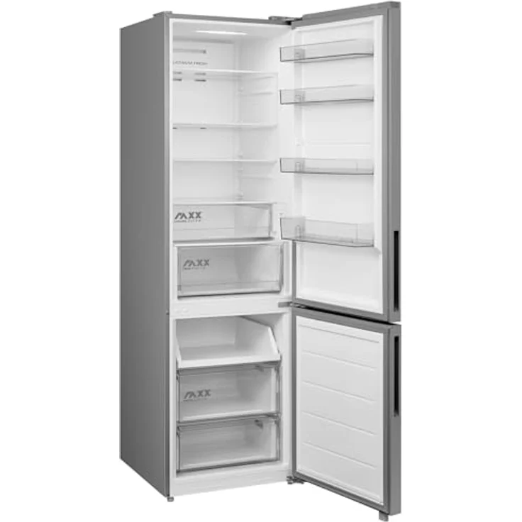 Midea MDRB600MME46 Kühl- und Gefrierkombination Freistehend, 443 l, Edelstahl, SuperCooling, 35 dB – Bild 6