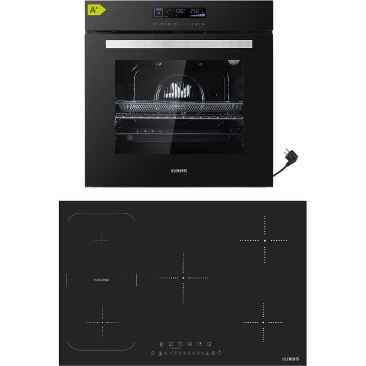 KB Elements Induktions-Kochfeld ELK105PF, 5 Zonen mit Flexzone, Warmhaltefunktion und Booster, 9400 Watt