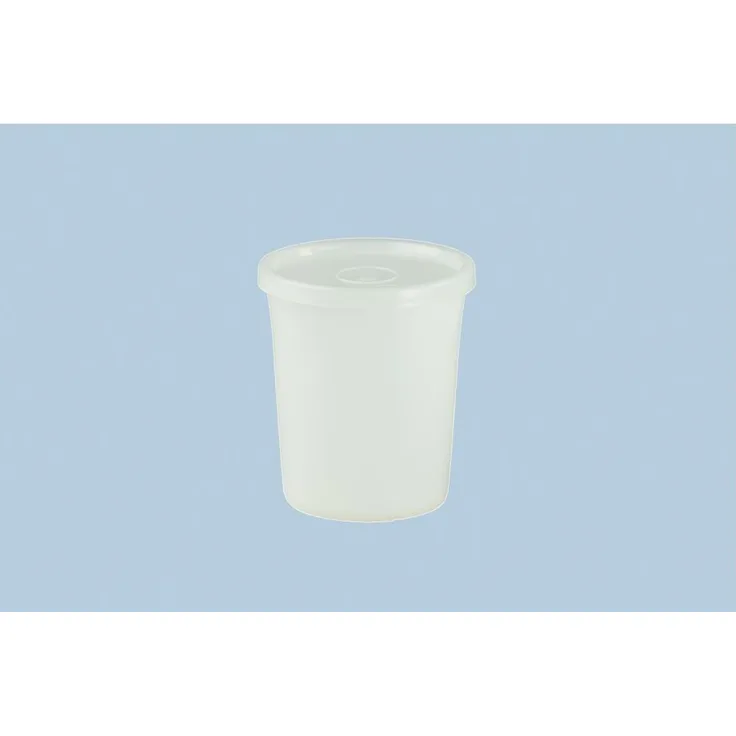 Hünersdorff Dose mit Stülpdeckel 250 ml, rund natur, bruchsicher und stapelbar