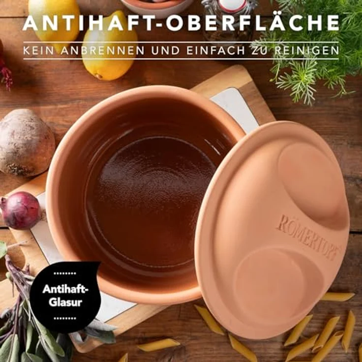 Römertopf Multibräter runder Dampfgar-Bräter Ø 22,5 cm – Bild 9