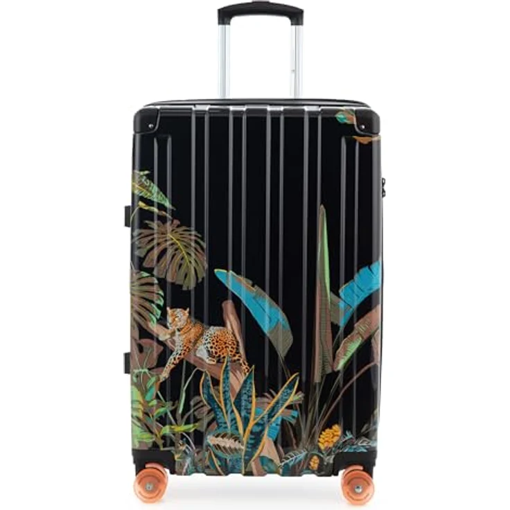 Hauptstadtkoffer Koffer Q-Damm, Leopard, 68 cm, 4 Rollen, TSA, erweiterbar auf 89L – Bild 2