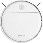 GRUNDIG VCR 2330 Saugroboter, 1.000 pa Saugkraft, 200 ml Staubbehälter, 2 Reinigungsprogramme, 2 Saugkraftstufen, bis zu 100 min Betriebszeit, Fernbedienung, Weiß
