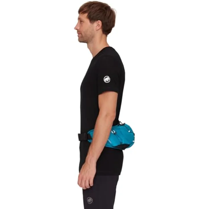 Mammut Lithium Gürteltasche 28 cm, Farbe sapphire, aus 100% Polyethylen, 28 cm x 7.5 cm x 15 cm – Bild 2
