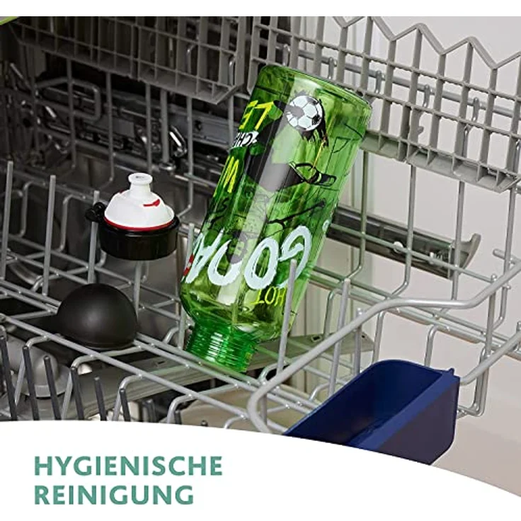 Emsa N30333 Kids Tritan Trinkflasche, 500 ml, dicht, hygienisch, unbedenklich, spülmaschinenfest – Bild 7