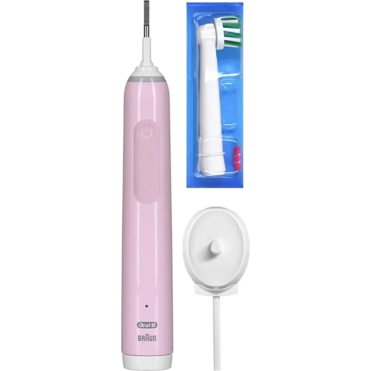 Braun Elektrische Zahnbürste Oral-B PRO3 Rosa X-Clean, Oszillierende Technologie, Sensitiv-Modus, App-Unterstützung