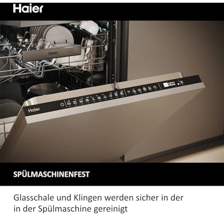 Haier Zerkleinerer 550W I Gemüseschneider mit 0,5L Glasschüssel I Mit 2 Geschwindigkeitsstufen I Zwiebelschneider & Gemüsezerkleinerer I Multizerkleinerer mit Anti-Rutsch-Boden [Serie 5 - HCH5B1] – Bild 5