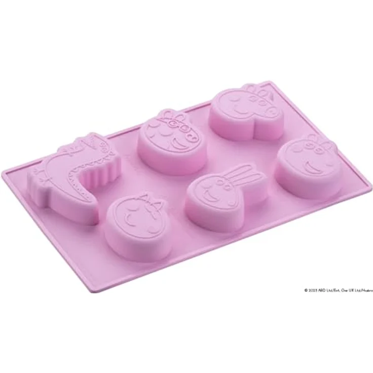 Dr. Oetker Silikonform Mini Küchlein Peppa Wutz – Hitzebeständige Backform für Kindergeburtstage und Familien-Backspaß – Säureresistent und leicht zu reinigen – Bild 1