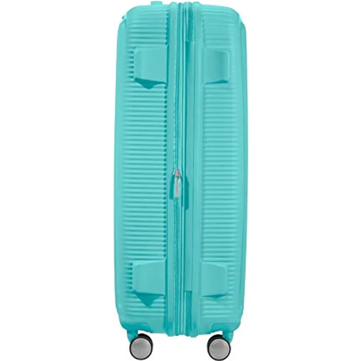 American Tourister Soundbox - Spinner L Erweiterbar Koffer, 77 cm, 97/110 L, Blau (Poolside Blue) – Bild 4