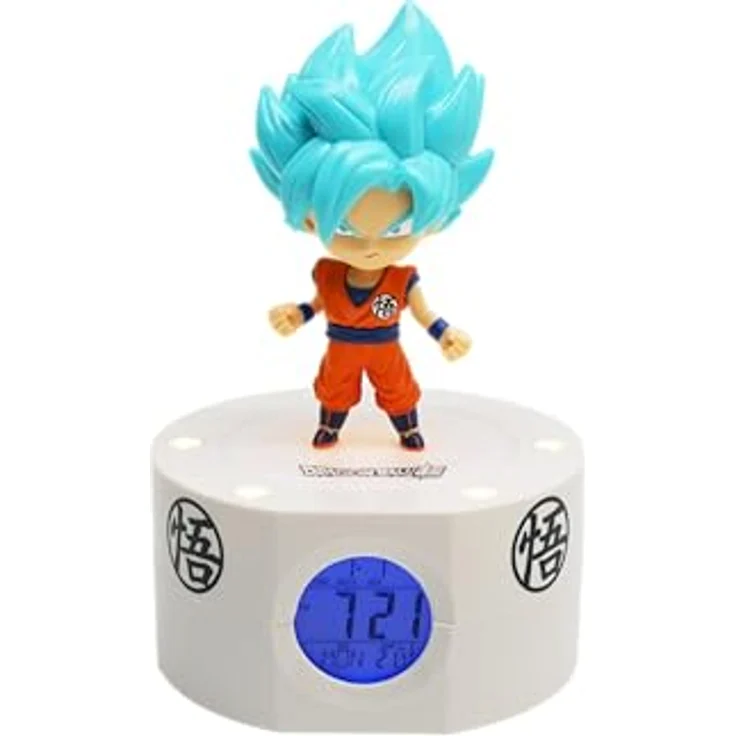 Teknofun Goku Wecker, Digitaler Wecker mit programmierbarem Alarm und einstellbarer Beleuchtung – Bild 1