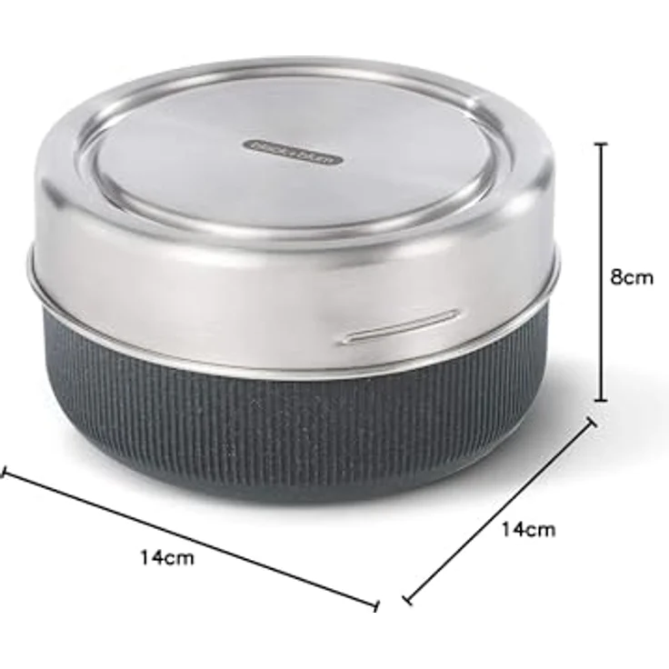 Black+Blum Lunchschale Lunchbecher, Glas, Schiefer, 750 ml- 25 FL oz – Bild 9