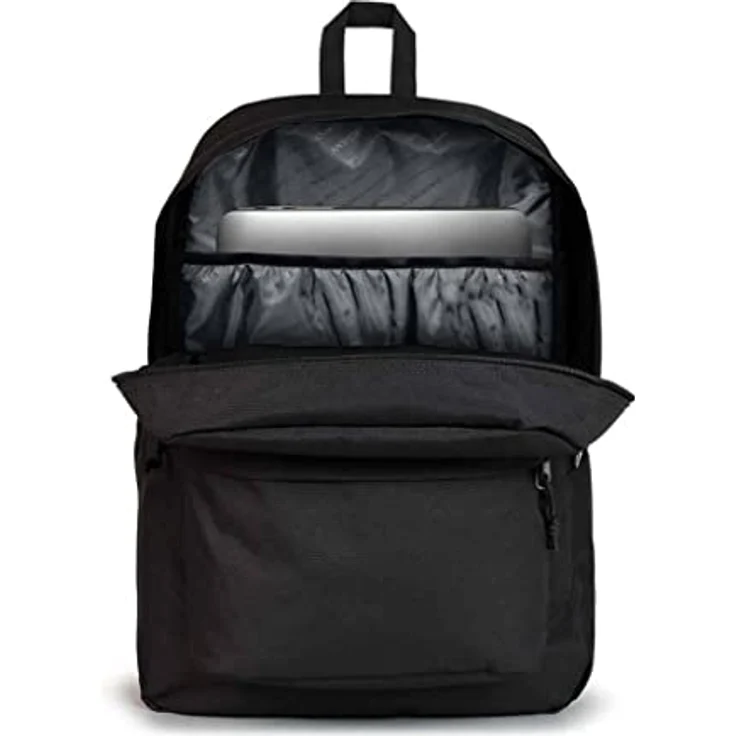 Jansport SuperBreak Plus, Freizeitrucksack mit Laptop-Innenfach und Trinkflaschentasche, schlichter Look – Bild 3