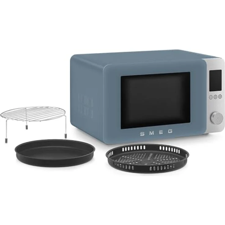 Smeg MOC02SBMEU Kombi-Mikrowelle in Storm Blue, 9 Garfunktionen, Inverter-Technologie, 25 Automatikprogramme – Bild 6