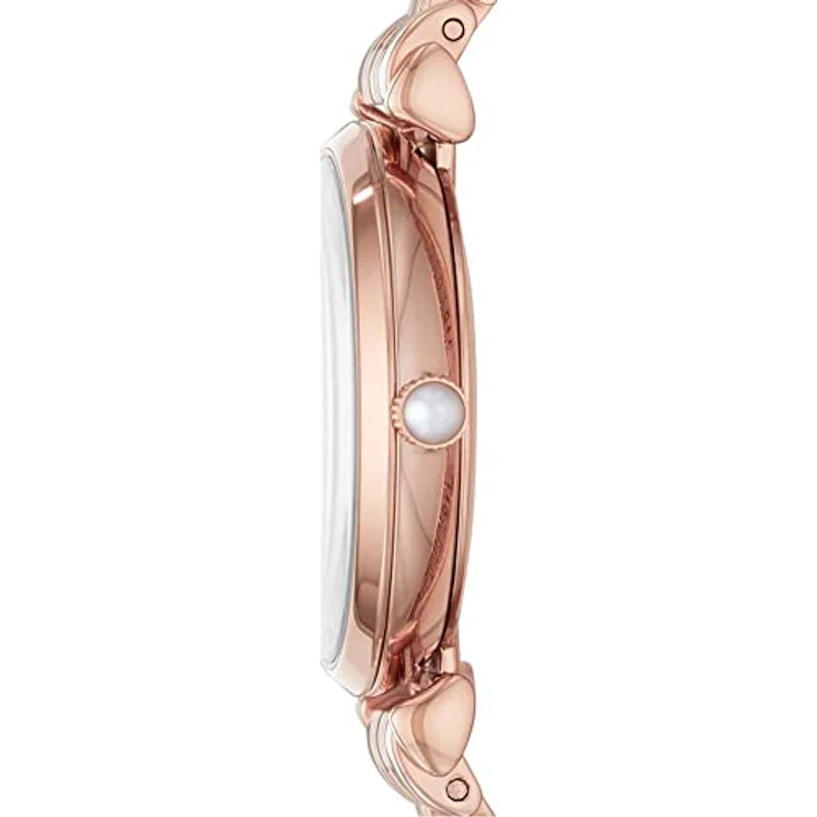 Emporio Armani Uhr für Damen, Zweizeiger Uhrwerk, 32mm Rosegold Edelstahlgehäuse mit einem Edelstahlarmband, AR11267 – Bild 4