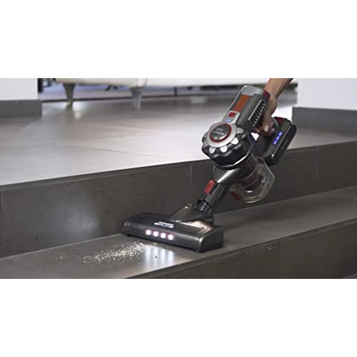 Ariete 2757 Handstaubsauger, 45 min Akkubetrieb, HEPA-Filter, rot – Bild 6