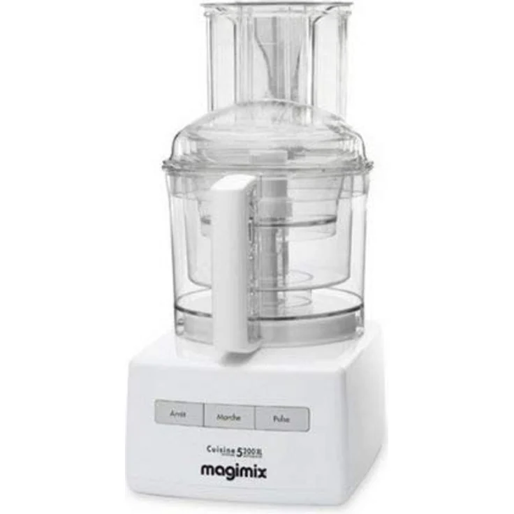 Magimix 148398 CS 5200 XL Foodprozessor, 1100W, 3,6 L Kunststoffschüssel, weiß – Bild 3
