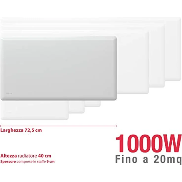 Dimplex Nobø Varmepanel Topudslip NTL4N 1000W 230-240V D UDEN termostat - HUSK tilvalg af NCU-2Te eller Nobø, Heizkörper – Bild 6