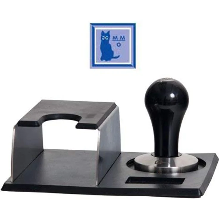 Motta Tampingstation mit Tampingmatte, Edelstahl, schwarz – Bild 5