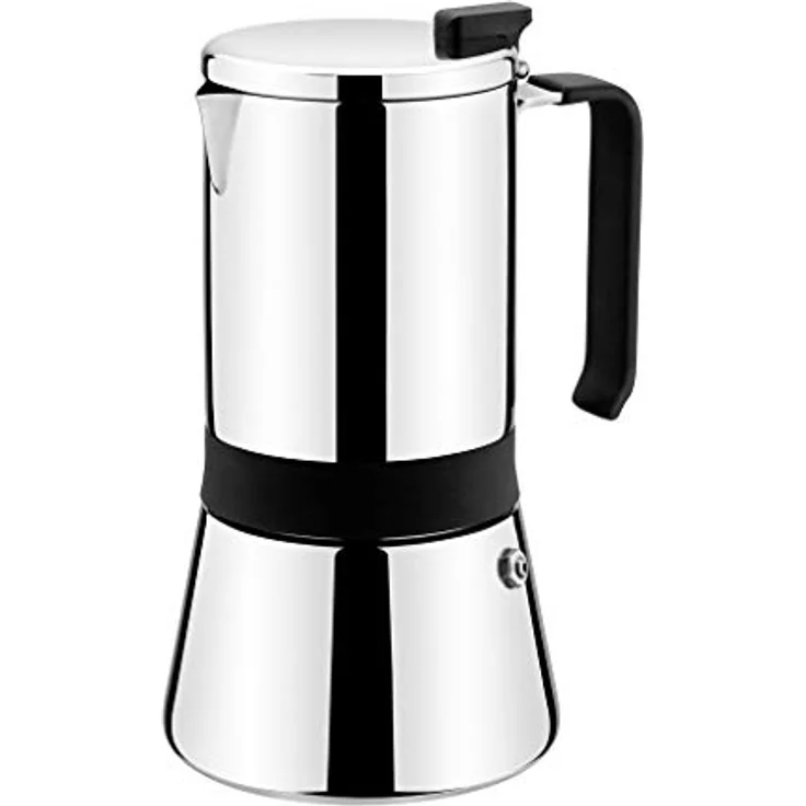Monix Aroma ? Espressokocher, Edelstahl, 18-10, 10 Tassen – Bild 2