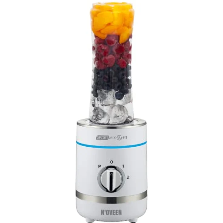 Noveen Smoothie-Maker Mixer Stand Blender 300 W, Hochleistungs Mixer, Stahlfinish mit LED-Beleuchtung – Bild 6