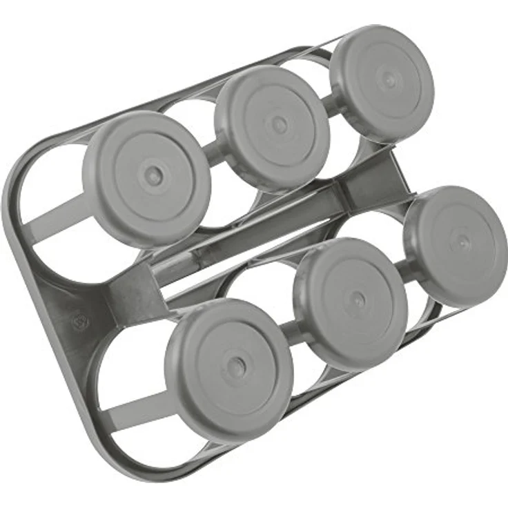 ok Flaschenträger 6-fach, PP, dunkelgrau – Bild 4