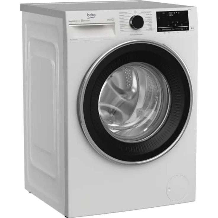 Beko B5WFU58415W, Frontlader-Waschmaschine, A, Fassungsvermögen 8 kg, Standgerät, Breite 60 cm – Bild 7