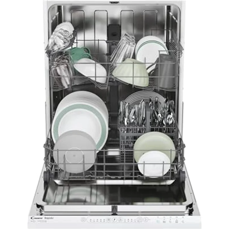 Candy CI 3E9E0W, Vollintegrierbarer Geschirrspüler für 13 Maßgedecke, Geräuschpegel 49 dB, Energieeffizienzklasse E – Bild 4