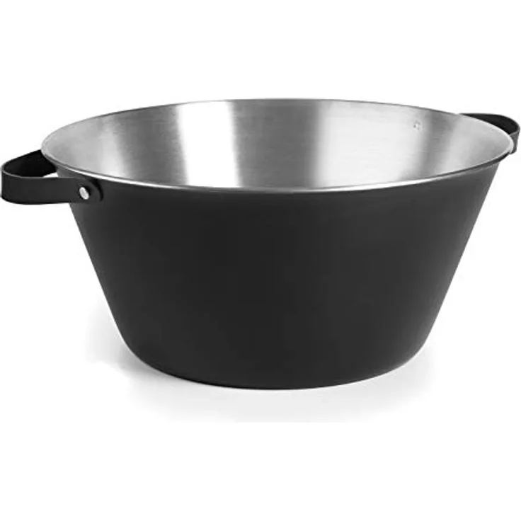 LACOR 65450 BARREÑO MOON BLACK, 18/10 Stahl, Mond, Schwarz