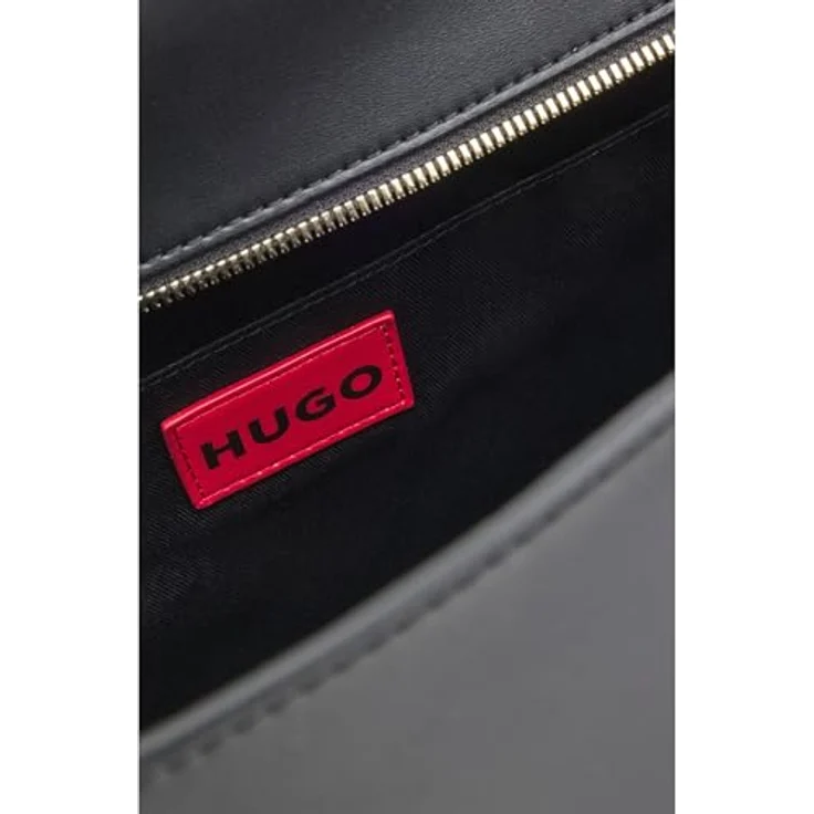 Hugo Yorih Schultertasche 47 cm, schwarz, 100% Polyurethan, stilvolles Design für Alltag und Freizeit – Bild 6