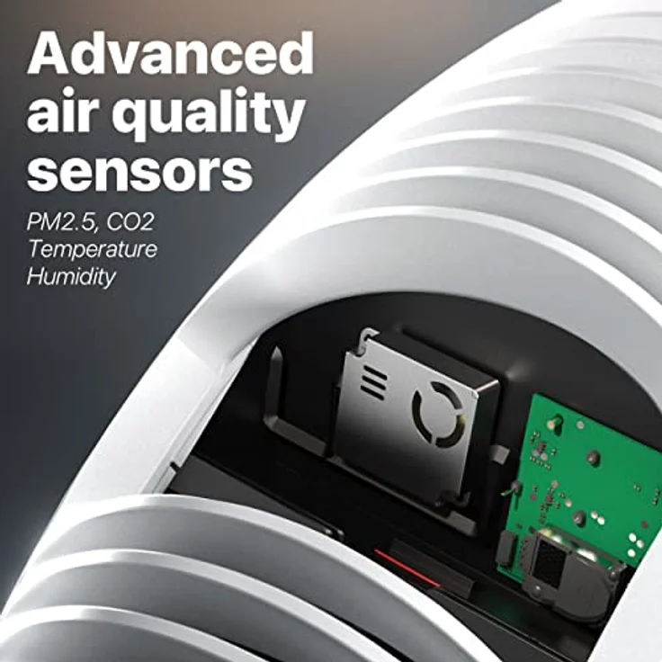 IQAir Luftreiniger für große Räume [Haus, Küche, Wohnzimmer, Schlafzimmer, Büro] Atem X HyperHEPA-Filter [Viren, Bakterien, Allergene, Asthmaauslöser, Rauch, Schimmel, Haustiere] Made in Germany – Bild 3