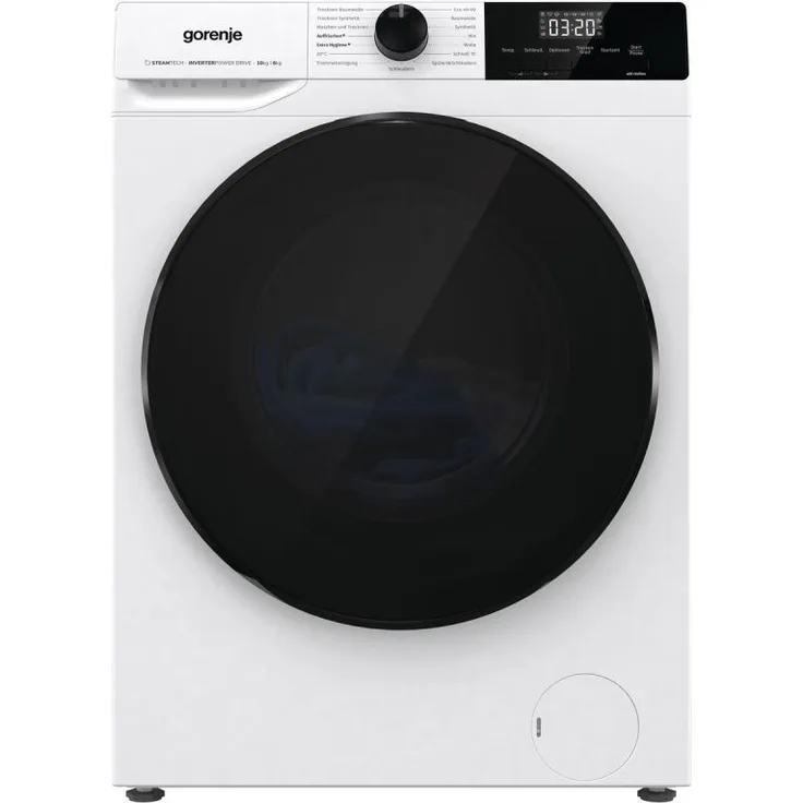 Gorenje WD2A164ADPS-DE, Waschtrockner, Energieeffizienzklasse D, Standgerät, Breite 60 cm, Geräuschemissionsklasse A