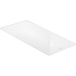 GROHE Glasschneidebrett (Material: Glas, bruchsicher, 450 x 240 x 19mm, L-Size), weiß, 40786L00